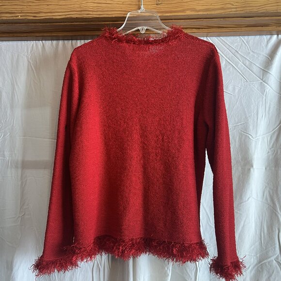 Women's Laura Ashley Cardigan Holiday jeweled button-up - Picture 5 of 5